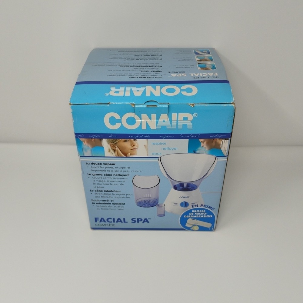 Conair Facial Spa Model FS4RC Steam Mist‎ Pore Cleanser Microdermabrasion Brush - Picture 10 of 14